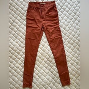 Levi’s Rust Orange Skinny Jeans